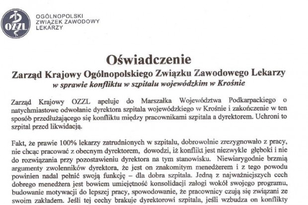 OZZL: dyrektor persona non grata