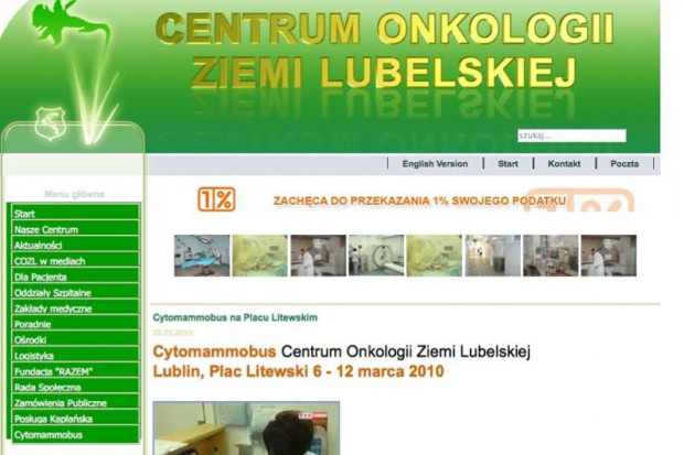 Lubelszczyzna: inwestują w onkologię