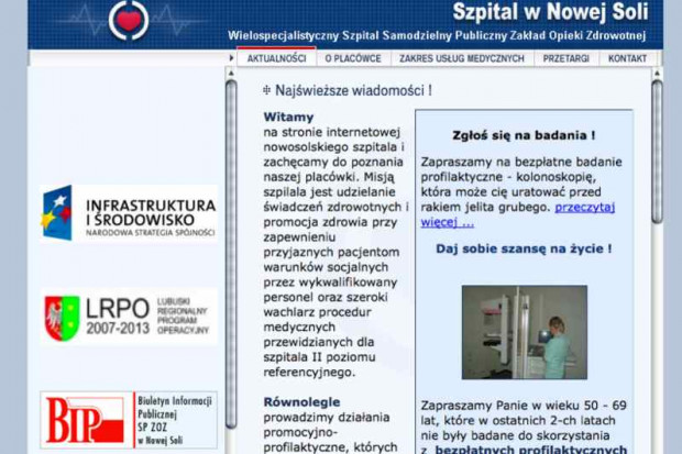 Nowa Sól: szukają miejsca na rynku medycznym