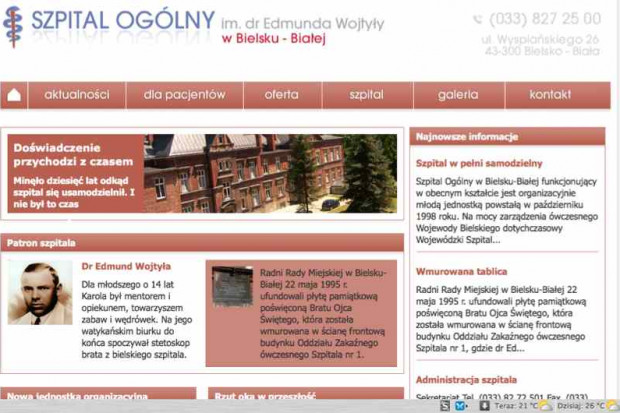 Bielsko-Biała: modernizacja miejskiego szpitala