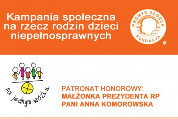 Kampania "Na jednym wózku" - na rzecz rodzin dzieci niepełnosprawnych