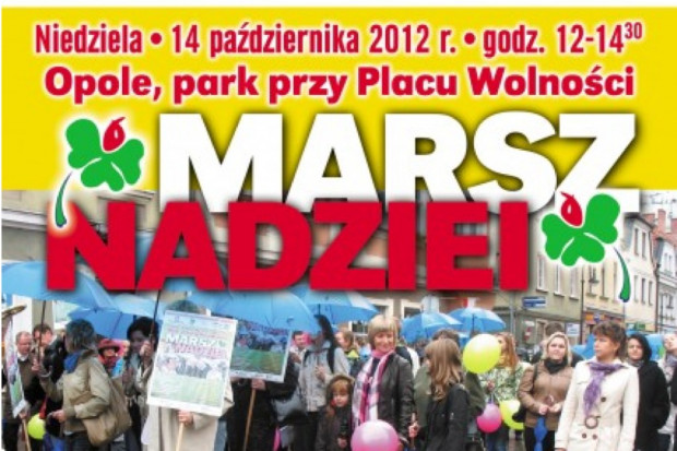 Opole: ponad 300 osób wzięło udział w Marszu Nadziei