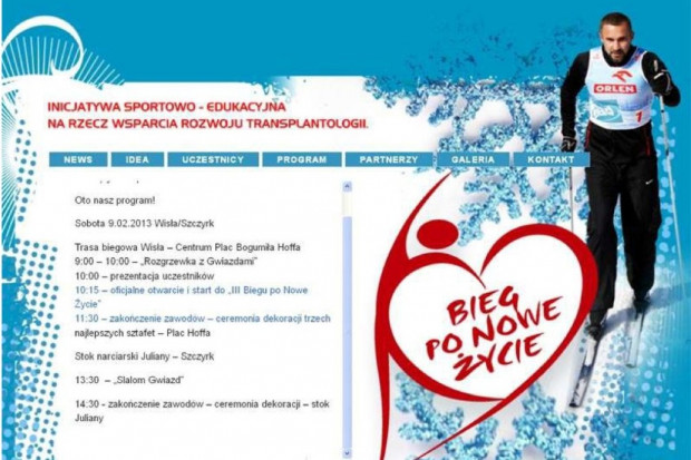 Celebryci biegali, aby popularyzować ideę transplantacji