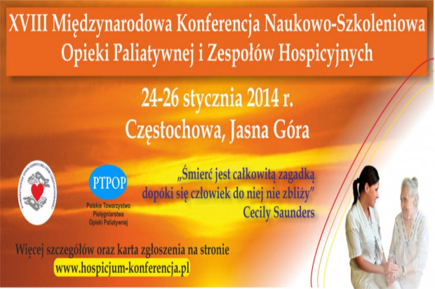 Konferencja Naukowo-Szkoleniowa Opieki Paliatywnej i Zespołów Hospicyjnych