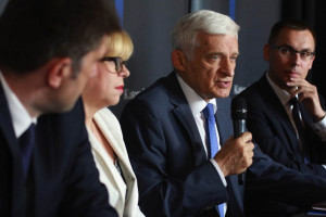 Podczas konferencji prasowej podsumowującej EEC 2015 FOT. PTWP VII Europejski Kongres Gospodarczy: rekordowa frekwencja w nowym miejscu