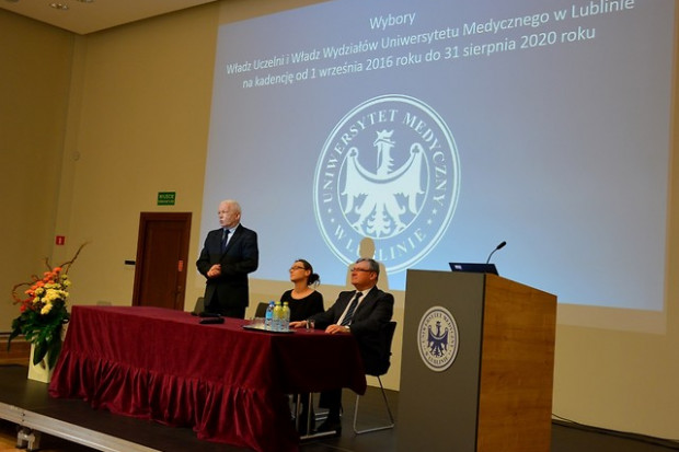 Uniwersytet Medyczny w Lublinie: spotkanie kandydatem na rektora. Fot. bip.umlub.edu.pl Lublin: prof. Andrzej Drop kandyduje na rektora