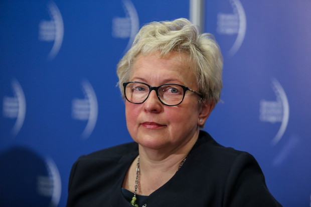 Krystyna Kostyra, dyrektor Wojewódzkiego Ośrodka Medycyny Pracy w Katowicach. Fot. PTWP Czas skończyć z przychodzeniem do lekarza medycyny pracy po pieczątkę