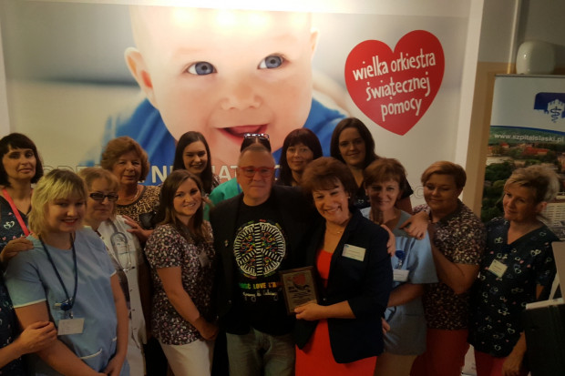 Fundacja WOŚP wspiera działalność cieszyńskiego szpitala od 1995 r. Fot. mat. prasowe Oddział neonatologiczny szpitala w Cieszynie otrzymał imię WOŚP
