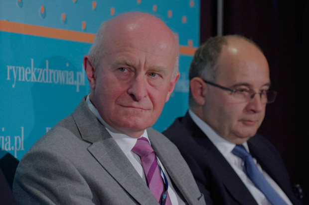 Prof. Piotr Hoffman (z lewej) i prof. Paweł Buszman; FOT. PTWP Doraźne akcje nie zredukują czynników ryzyka chorób sercowo-naczyniowych