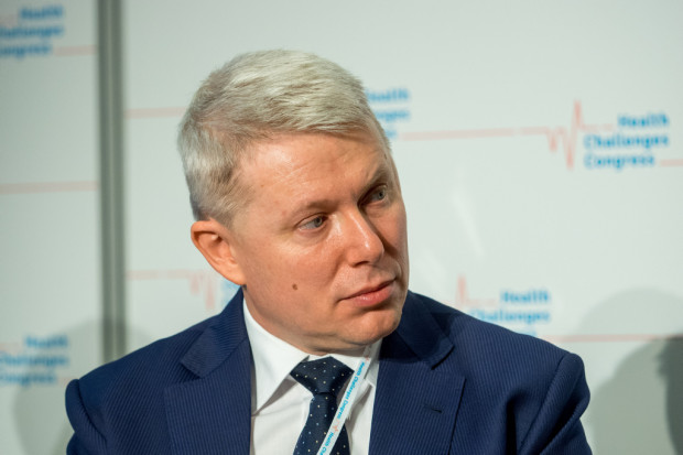 Sebastian Szymanek, dyrektor generalny i wiceprezes zarządu Polpharma SA; FOT. PTWP Mądra polityka lekowa przyczynia się do rozwoju innowacyjności (wideo)