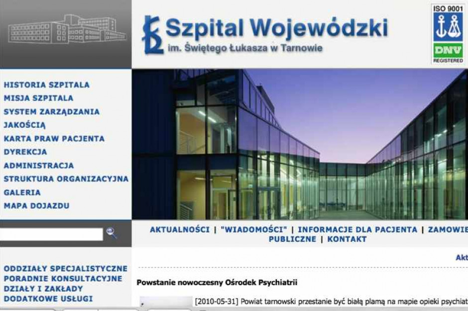 Tarnów: będzie oddział psychiatryczny tylko decyzji jeszcze nie ma