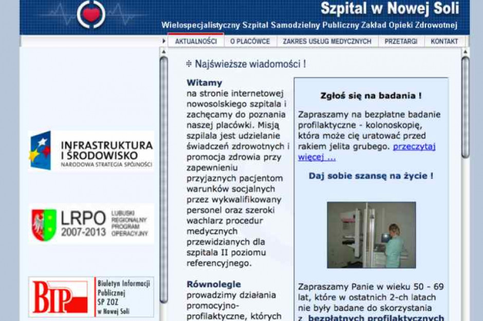 Nowa Sól: szukają miejsca na rynku medycznym