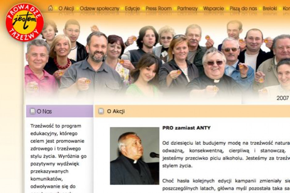 Kampania na rzecz trzeźwości. Za kółkiem i w życiu...