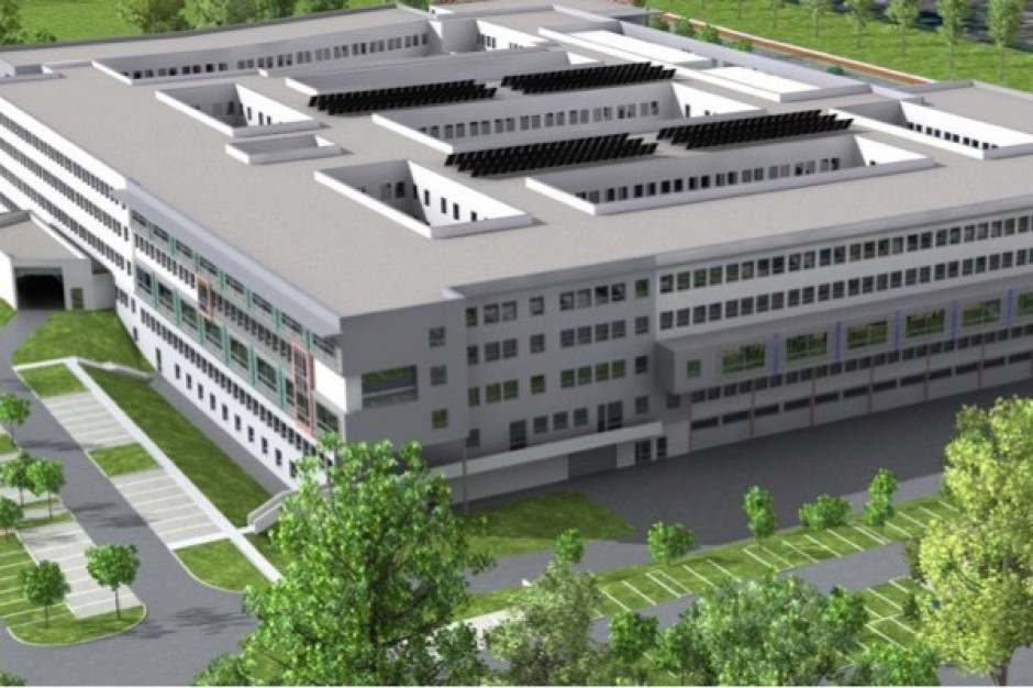 Wizualizacja Nowego Szpitala Wojewódzkiego. Fot. archiwum RZ Wrocław: trwa wielka przeprowadzka szpitala im. Marciniaka do nowej siedziby