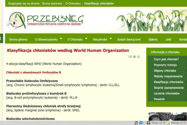15 września - Światowy Dzień Wiedzy o Chłoniakach