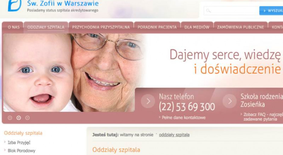 Warszawa: zakończono kolejny etap rozbudowy Szpitala św. Zofii