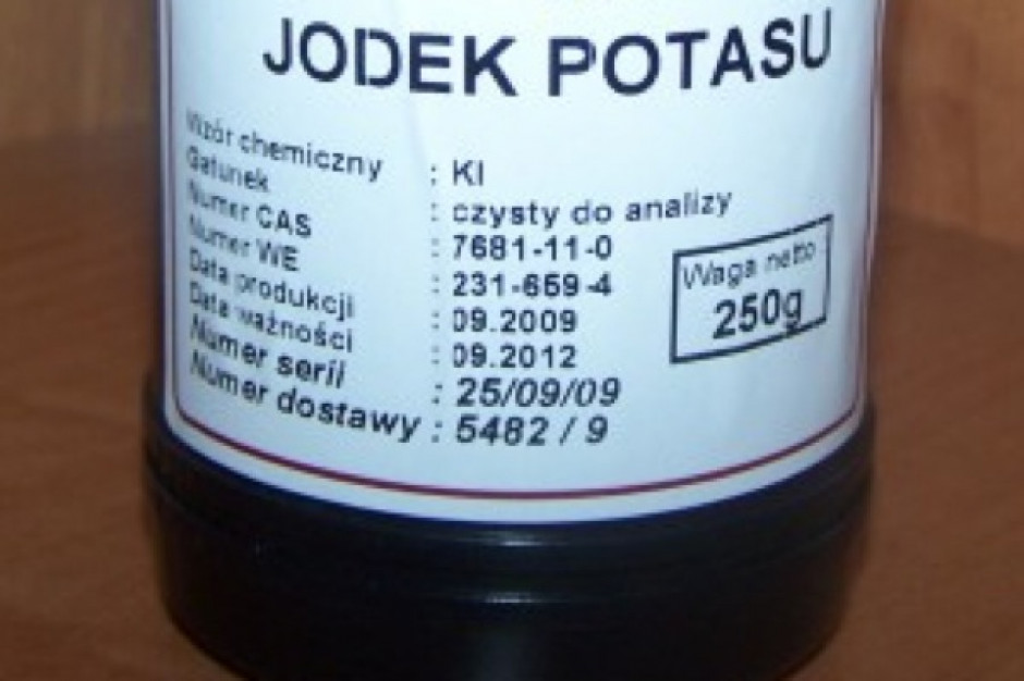 Szwecja: wykupują tabletki z jodkiem potasu