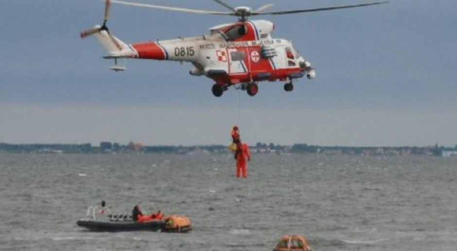 Akcja ratownicza na Bałtyku: uratowano Holendra z urazem kręgosłupa