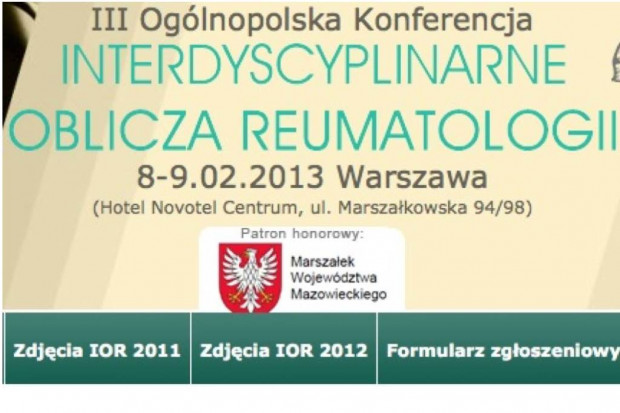 III Ogólnopolska Konferencja "Interdyscyplinarne oblicza reumatologii"