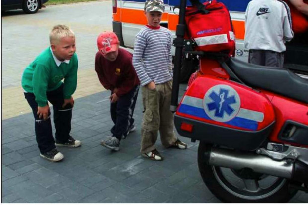 Olsztyn: dyżurny ratownik medyczny na motocyklu