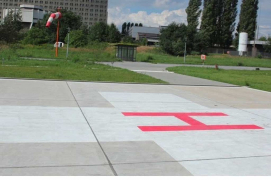 Warszawa: heliport w Szpitalu Bródnowskim