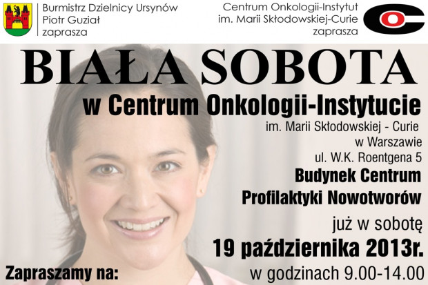 Warszawa: Biała Sobota w Centrum Onkologii