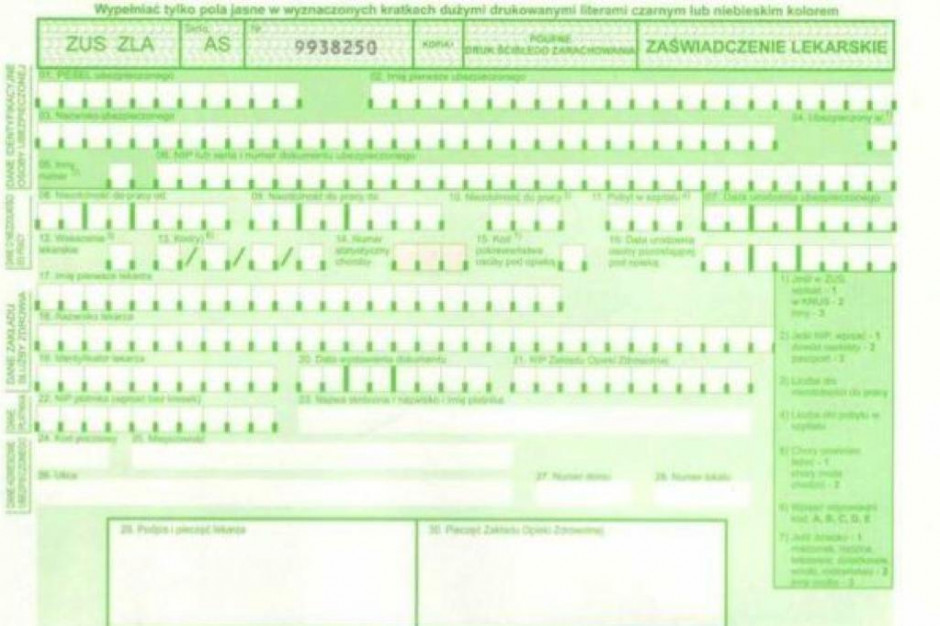 Cieszyn: 750 zarzutów dla lekarki w sprawie przyjmowania korzyści za L4