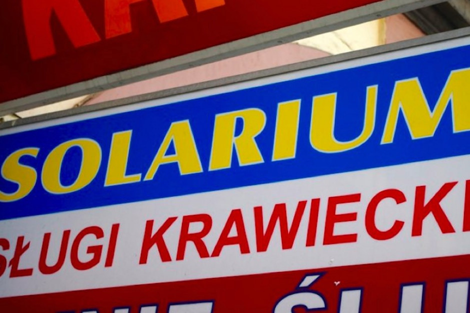Solarium dozwolone od lat 18