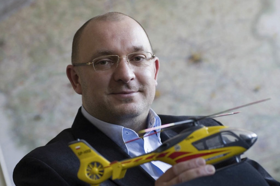 Dzięki tej inwestycji Ostrów Wlkp. dołączył do elit Europy - mówił dyrektor LPR Robert Gałązkowski. Fot. PTWP Wielkopolskie: nowa baza Śmigłowcowej Służby Ratownictwa Medycznego