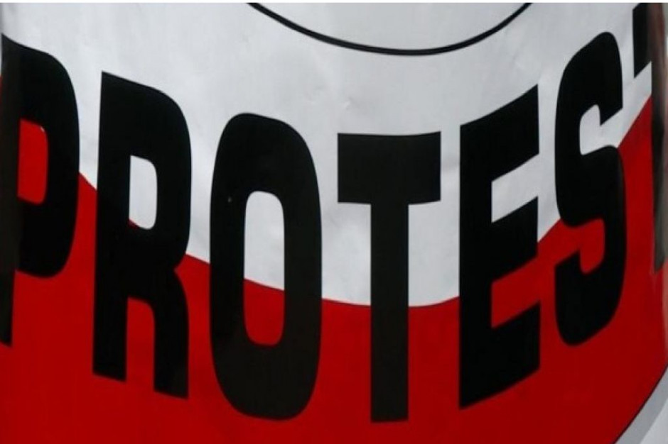 Warszawa: protest pracowników ochrony zdrowia