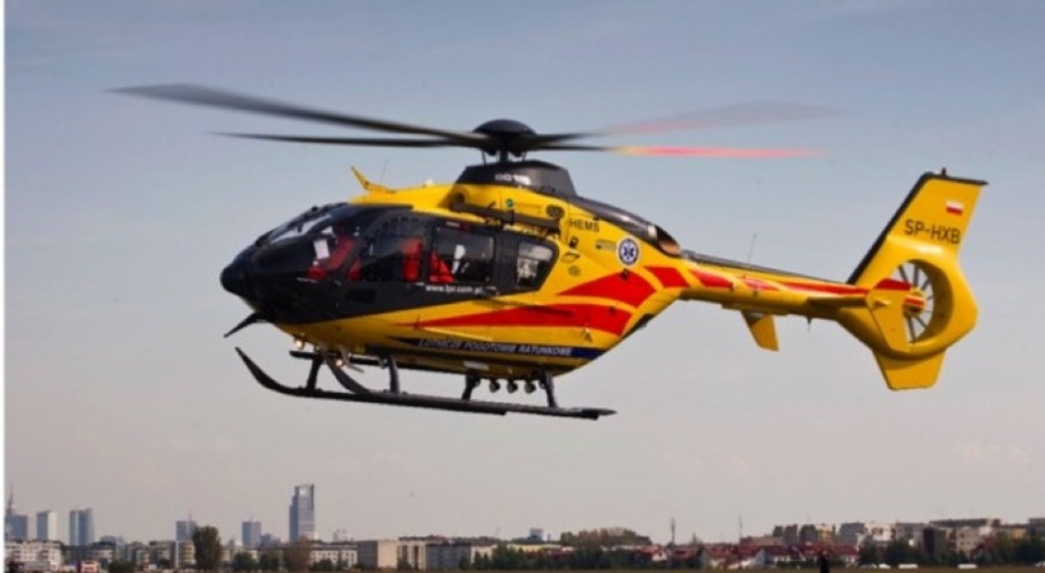 Łódzkie: helikopter LPR nie zabrał pacjenta, bo bał się latać