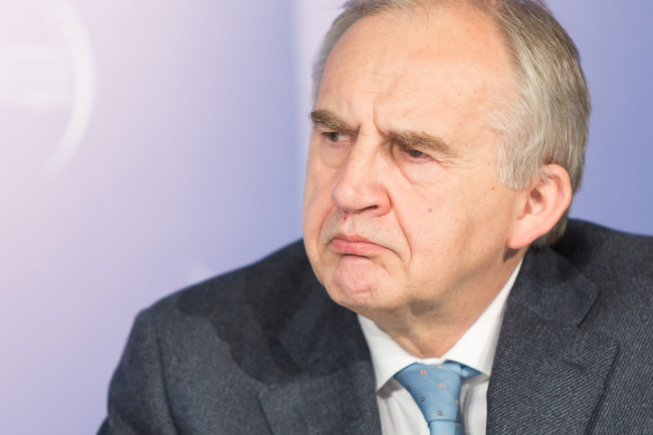 Minister zdrowia prof. Marian Zembala Fot. PTWP Katowice: minister Zembala spotkał się z pielęgniarkami