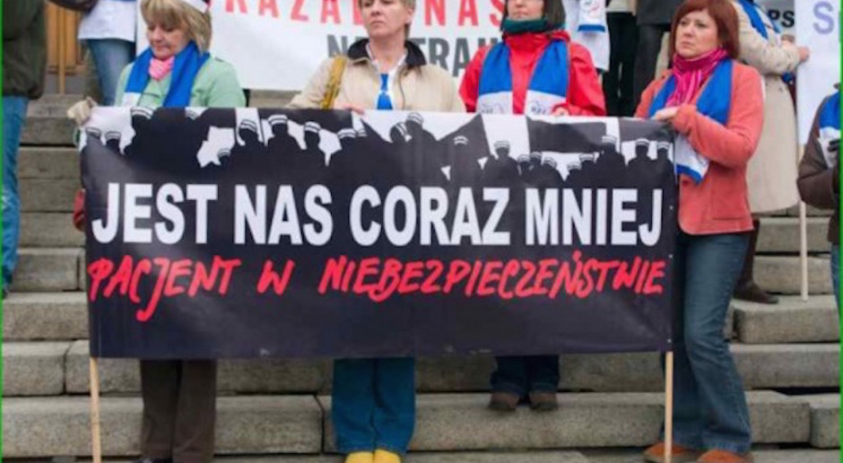 Fot. Archiwum Odejście od łóżek pacjentów, strajk włoski, pikiety - tak protestowały pielęgniarki