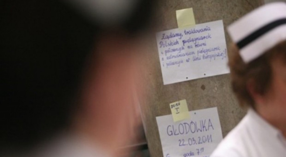 Protesty głodowe w walce o wyższe wynagrodzenia, to ostateczność. Fot. archiwum (zdj. ilustracyjne) Sanok: pielęgniarki rozpoczynają protest głodowy