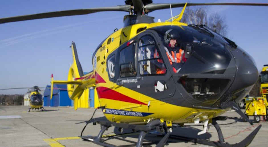 Olesno: na przyszpitalnym lądowisku usiadły dwa helikoptery LPR