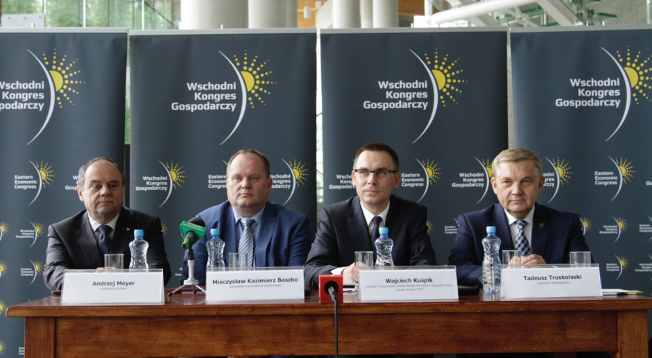 Wschodni Kongres Gospodarczy już za 2 miesiące. Na zdj. konferencja prasowa. Fot. PTWP Także o zdrowiu na Wschodnim Kongresie Gospodarczym w Białymstoku. Już we wrześniu