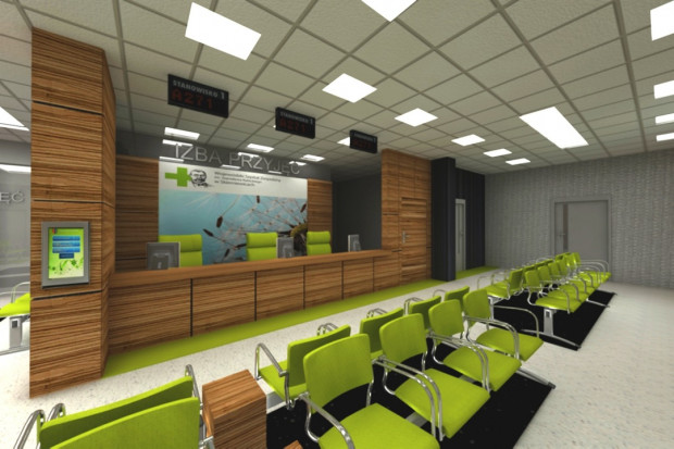 Są pieniądze na przebudowę szpitalnego oddziału ratunkowego i modernizację izby przyjęć. Fot. materiały prasowe (wizualizacja izby przyjęć)) Skierniewice: są centralne środki na rozbudowę szpitala