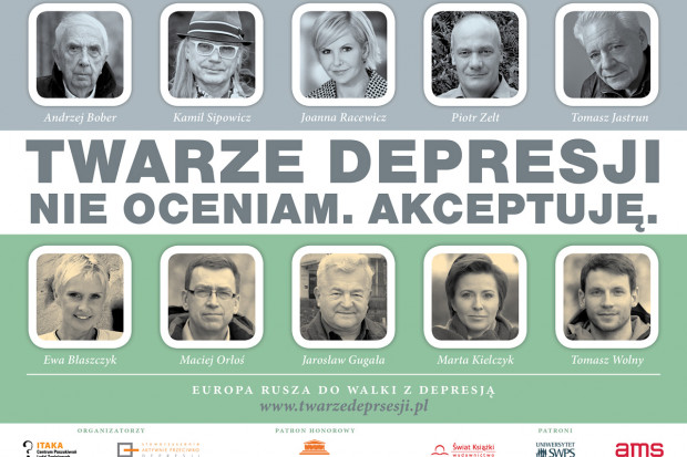 Twarzami kampanii, które doświadczyły depersji, ale i te, które chcą po prostu zwrócić uwagę na problemy chorych. Fot. Materiały prasowe Twarze depresji. Nie oceniam. Akceptuję - ruszyła kampania społeczna