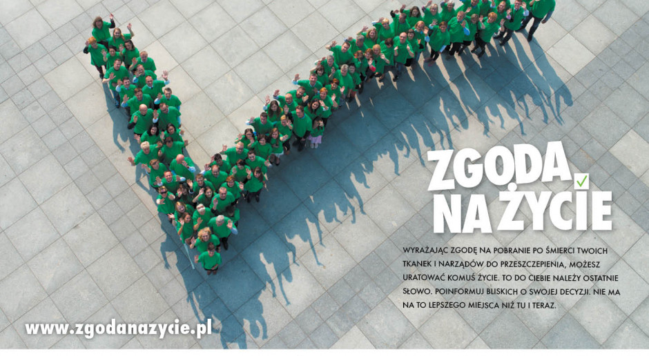 Kampania Zgoda na życie: połowa Polaków jest gotowa oddać narządy, ale...