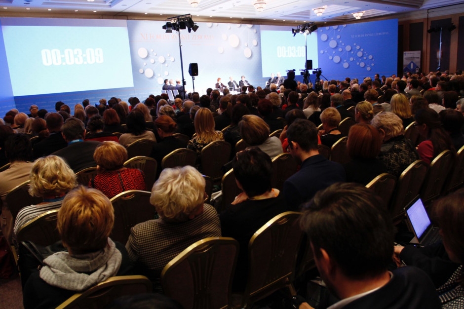 Debata otwierająca XI Forum Rynku Zdrowia; FOT. PTWP Forum rekomendacji, czyli lista oczekiwań wobec nowego ministra zdrowia