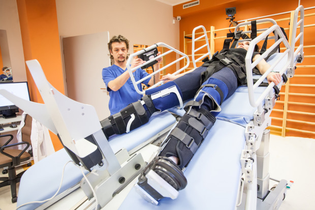 Centrum Fizjoterapii przy Szpitalu Geriatrycznym w Katowicach zostało wyposażone w ponad 30 nowych urządzeń do rehabilitacji. Fot. Materiały prasowe Katowice: nowy sprzęt do rehabilitacji w szpitalu geriatrycznym