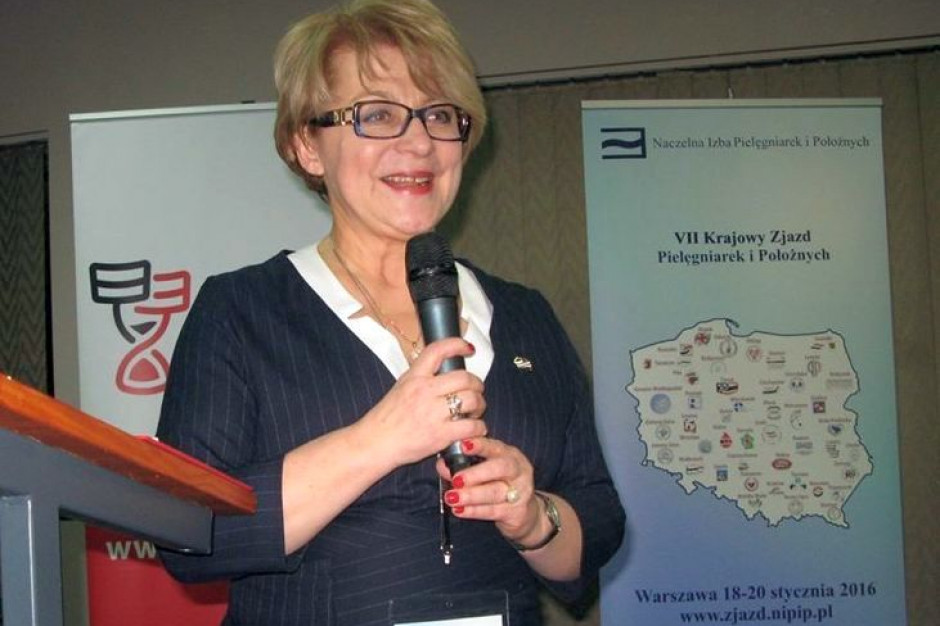 Zofia Małas nową prezes Naczelnej Rady Pielęgniarek i Położnych. Fot. NIPiP Zofia Małas nową prezes Naczelnej Rady Pielęgniarek i Położnych