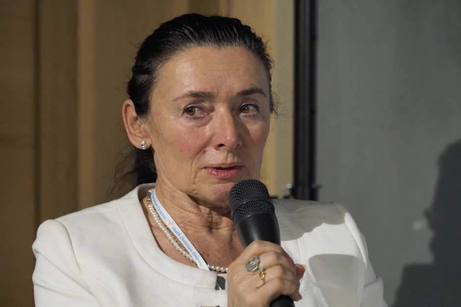 Prof. Alicja Chybicka zauważyła, że klinika stała się ponadregionalnym ośrodkiem onologii dziecięcej Fot. PTWP Wrocław: w "Przylądku Nadziei" wykonano najwięcej przeszczepów szpiku w Europie