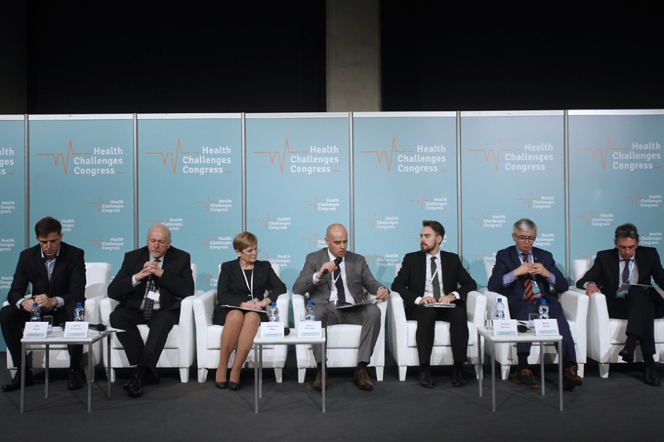 Sesja HCC "Zarządzanie szpitalami - kilka poważnych wyzwań" Fot. PTWP Czy można zarządzać szpitalem bez popadania w długi?