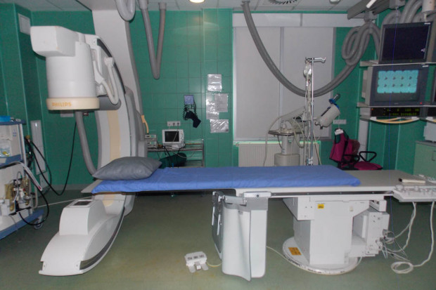 Sala, w której wyokonuje się zabiegi embolizacji; FOT. WSzZ w Kielcach Kielce: rośnie liczba zabiegów embolizacji patologii naczyniowych mózgu