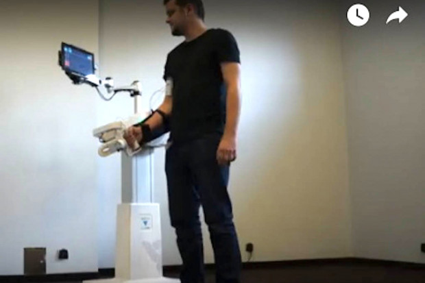 FOT. EgzoTech Gliwice: nowatorski robot rehabilitacyjny trafia na rynek