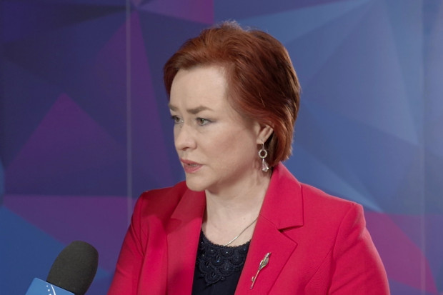 Posłanka Lidia Gądek. Fot. PTWP Pacjenci powinni też sami zadbać o zdrowie
