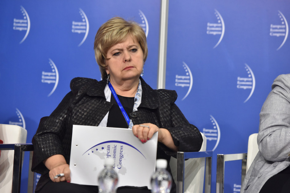 Na zdj. Bożena Janicka, prezes PPOZ. Fot. PTWP PPOZ: czy placówki POZ mają działać jak pomoc doraźna i pogotowie?