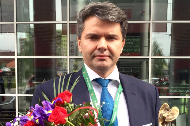 Prof. Dariusz Dudek Fot. Materiały Prasowe Kraków: profesor Dariusz Dudek odznaczony "Oskarem Kardiologii"