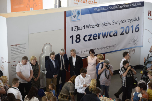 Zjazd wcześniaków urodzonych w WSZ w Kielcach. Fot. WSZ w Kielcach Zjazd wcześniaków urodzonych w WSZ w Kielcach